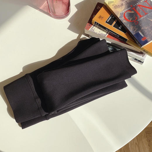 鲨鱼皮云感小羊绒无痕飞行裤女秋冬加大码外穿加厚收腹保暖打底裤 商品图4