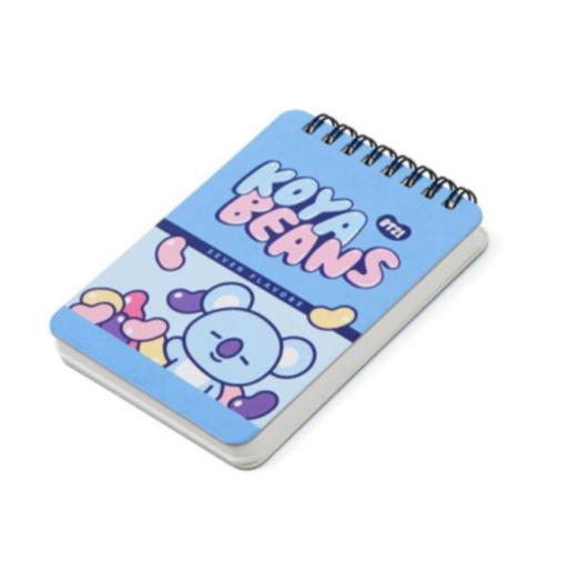 韩国 可爱Line Friends BT21 KOYA甜美迷你春季笔记本JPY带授权招加盟代理 商品图1