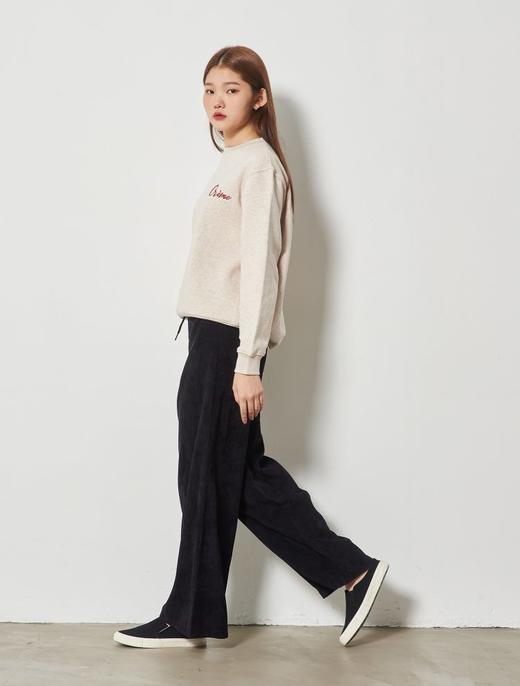 8seconds Black tiger skin thick米色刺绣字母点运动衫女款JPY带授权招加盟代理 商品图2