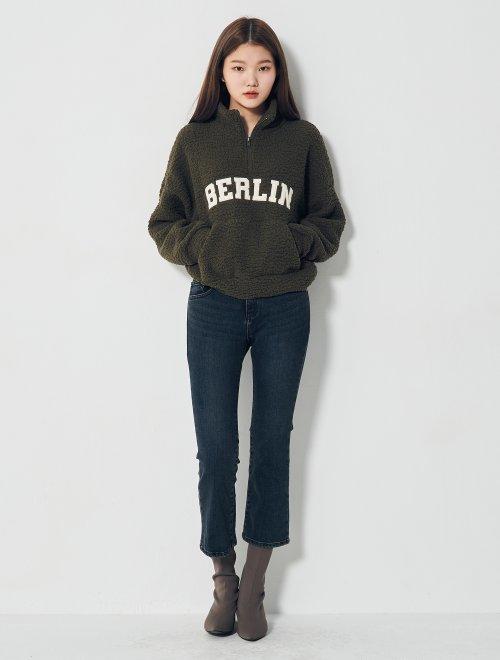 8seconds Self cultivation剪裁跨度拉绒牛仔长裤女款#320X21BP3PJPY带授权招加盟代理 商品图2