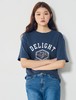 8seconds Lettering T-shirt蓝色刻字T恤女款JPY带授权招加盟代理 商品缩略图0