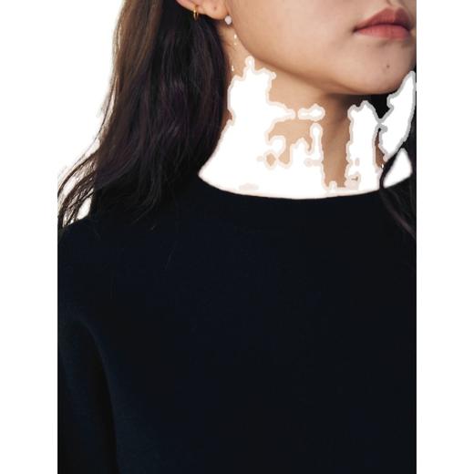 8seconds Black solid黑色袖量针织连衣裙女款#320X5ULY15JPY带授权招加盟代理 商品图4