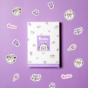 chicor 腻子豆贴纸舒缓包＃01我喜欢_5张JPY带授权招加盟代理