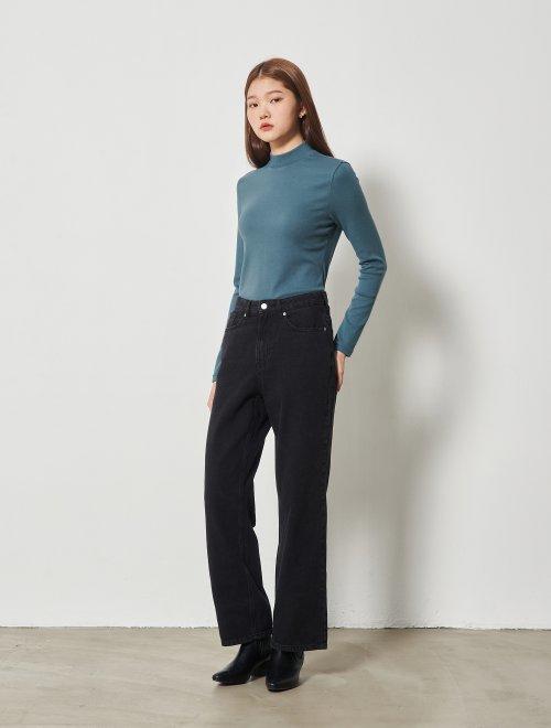 8 seconds 女款天蓝色基本莫克内克长袖 T 恤JPY带授权招加盟代理 商品图2