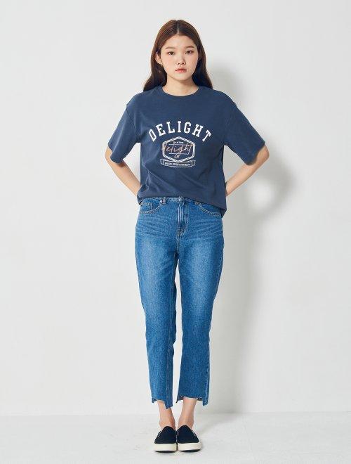 8seconds Lettering T-shirt蓝色刻字T恤女款JPY带授权招加盟代理 商品图2