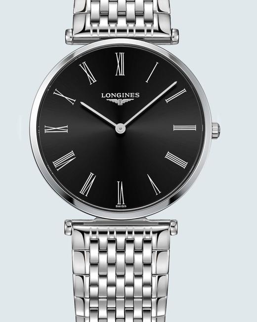 longines浪琴手表 经典大酒店系列 L4.755.4.51.6男款 阳光黑色JPY带授权招加盟代理 商品图1