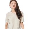 8seconds Ivory cotton crew粉色刻字侧开T T恤女款JPY带授权招加盟代理 商品缩略图4