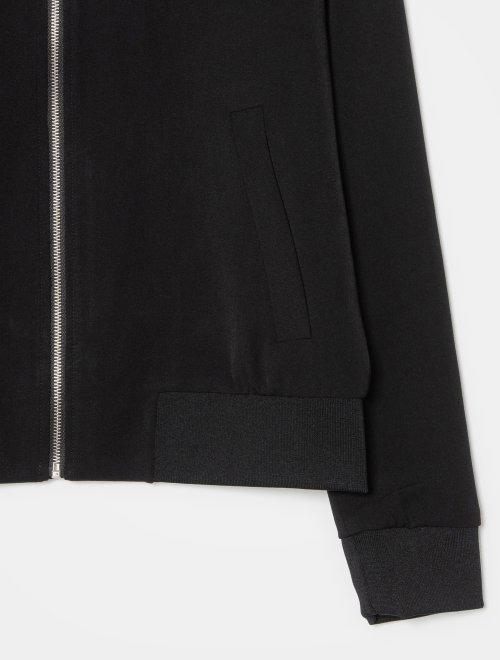 8 seconds Black solid basic jacket 男款黑色纯色基本夹克JPY带授权招加盟代理 商品图0