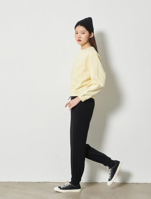 8seconds Black tiger skin thick黄色拉丝实心圆领运动衫女款JPY带授权招加盟代理 商品图2