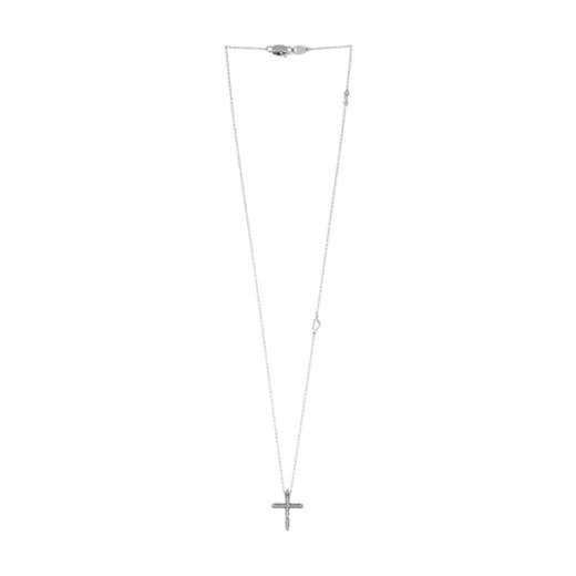 玳美雅 DAMIANI D.SIDE WHITE GOLD CROSS NECKLACE 项链JPY带授权招加盟代理 商品图1