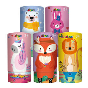 艾维尼丝滑蜡笔旋转炫彩油画棒