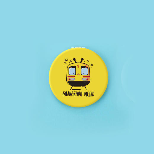 一、二、三号线卡通车头化妆圆镜 商品图2