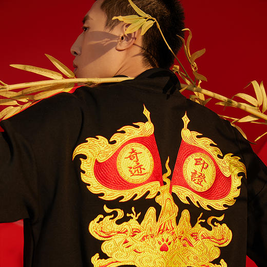 卡尔美春秋季男士新款针织开衫外套 商品图2