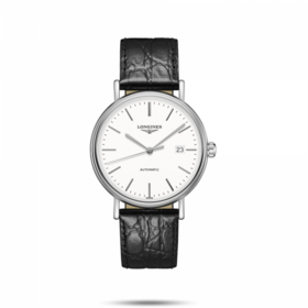 longines浪琴手表 Présence系列L4.922.4.12.2 男款 白色亚光JPY带授权招加盟代理