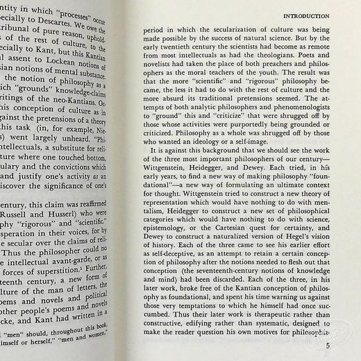 【中商原版】哲学和自然之镜 英文原版 Philosophy and the Mirror of Nature Richard Rorty 商品图7