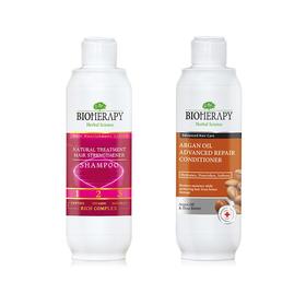 BIOHERAPY/拜洛比 胜肽修护养发洗发露330ML+护发素330ML 组合装JPY带授权招加盟代理