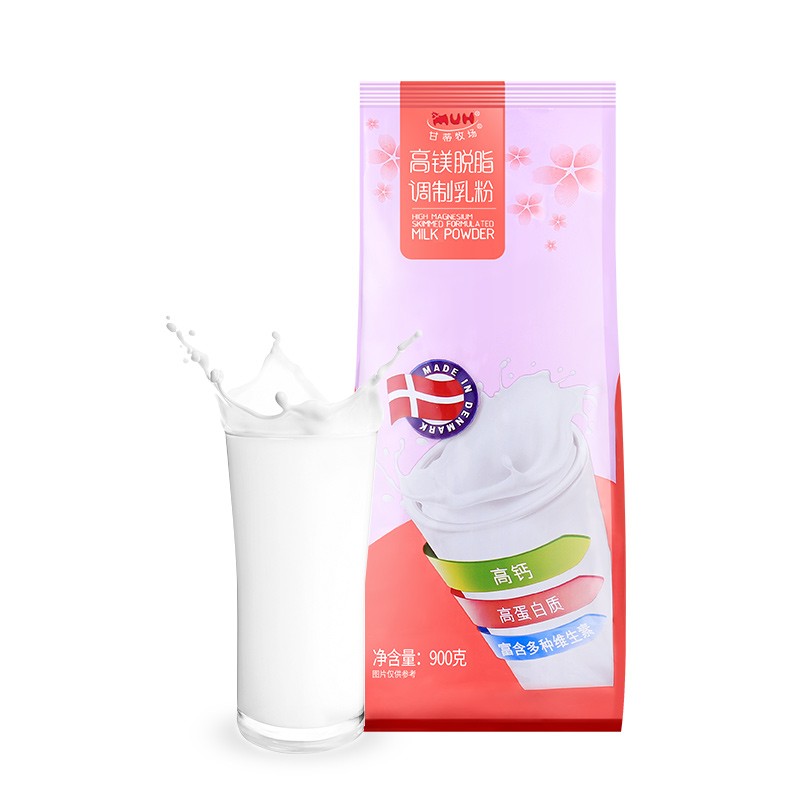 MUH/甘蒂牧场 高镁脱脂调制乳粉 900GJPY带授权招加盟代理