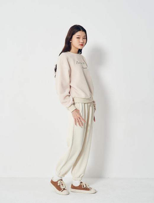 8seconds fleece basic PulloverIvory Boa字母运动衫女款JPY带授权招加盟代理 商品图2