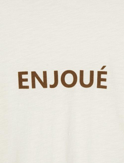 8seconds Ivory cotton crew象牙色字母点短袖T恤女款JPY带授权招加盟代理 商品图2