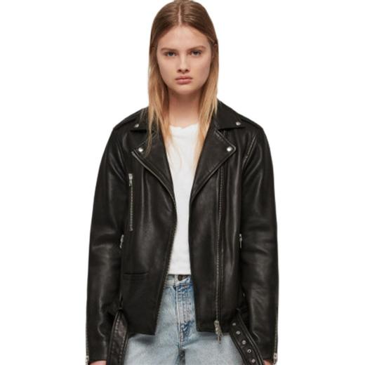 ALLSAINTS WL068Q WADE OVERSIZED BIKER 外套 BLACKJPY带授权招加盟代理 商品图4