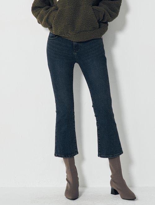 8seconds Self cultivation剪裁跨度拉绒牛仔长裤女款#320X21BP3PJPY带授权招加盟代理 商品图0