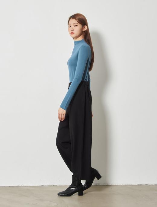 8seconds High collar T-shirt蓝色基本半领T恤女款JPY带授权招加盟代理 商品图2