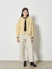 8 seconds 女款黄色泡芙袖子大按钮编织物开衫JPY带授权招加盟代理 商品缩略图2