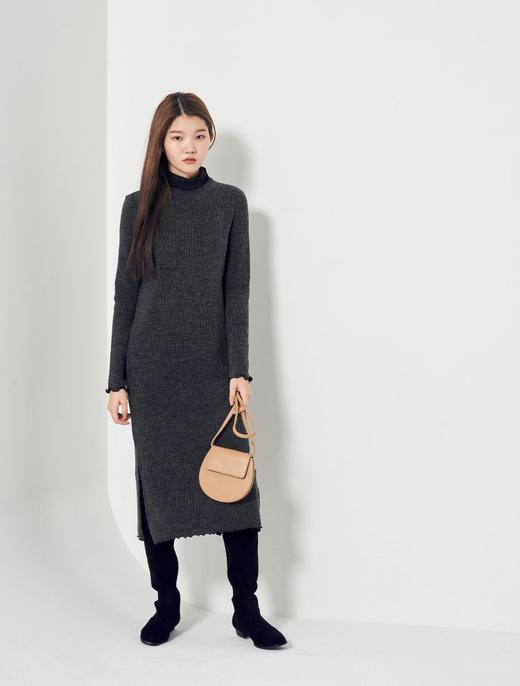 8seconds High collar knitted dress高领针织连衣裙女款JPY带授权招加盟代理 商品图1