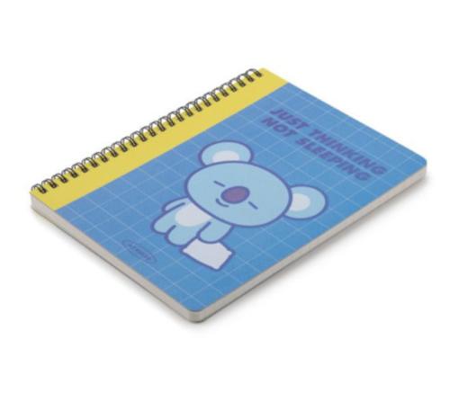 韩国 可爱Line Friends BT21 KOYA A5弹簧笔记本JPY带授权招加盟代理 商品图1