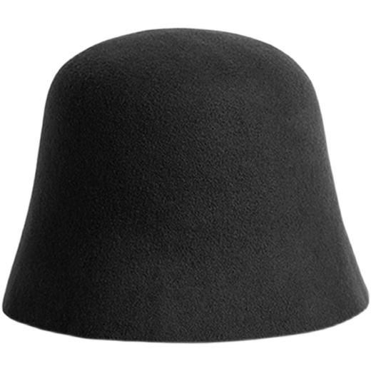 AWESOME NEEDS LAMBS WOOL HALF ROUND BUCKET HAT 帽子 BLACKJPY带授权招加盟代理 商品图1