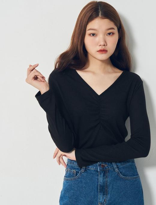 8seconds High collar T-shirt绿色柔软单身长T恤女款JPY带授权招加盟代理 商品图0