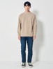 8 seconds  Loose Fit Pullover Knit男款米色宽松版型套头衫JPY带授权招加盟代理 商品缩略图2