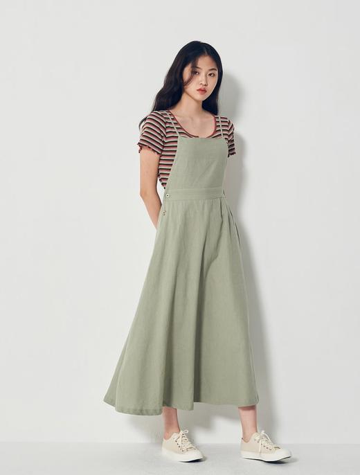 8seconds Broken flower卡其色混纺表带连衣裙女款#350871MY1JPY带授权招加盟代理 商品图1