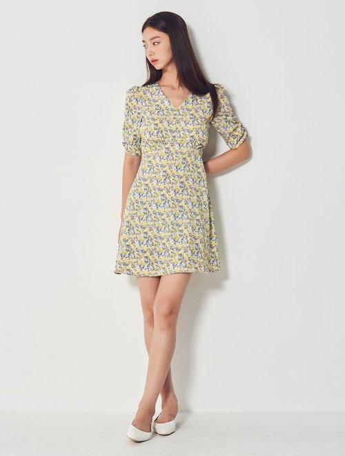 8seconds Navy side浅绿色碎花连衣裙女款#350871JQ1LJPY带授权招加盟代理 商品图0