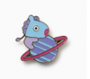 韩国 可爱Line Friends BT21 MANG太空Wapen金属徽章（每包2件）JPY带授权招加盟代理 商品缩略图0
