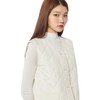 8 seconds button-up padded vest女款象牙色系扣加厚背心JPY带授权招加盟代理 商品缩略图4