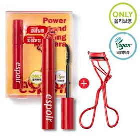 韩国ESPOIR艾丝珀睫毛膏防晕染拉长卷翘棕色赠睫毛夹Olive YoungJPY带授权招加盟代理