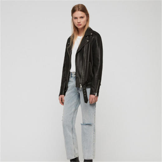 ALLSAINTS WL068Q WADE OVERSIZED BIKER 外套 BLACKJPY带授权招加盟代理 商品图3