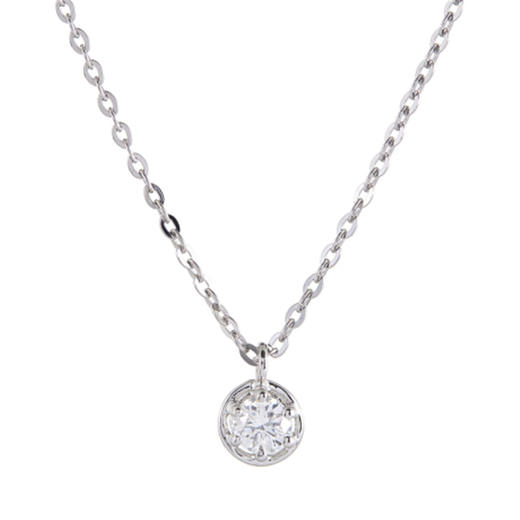 玳美雅 DAMIANI MINOU NECKLACE WHITE GOLD F VS1 0.30CT 项链JPY带授权招加盟代理 商品图0