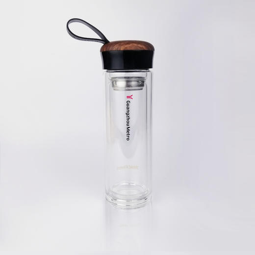 广州地铁茶漏双层玻璃杯200ml 商品图1