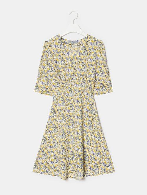 8seconds Navy side浅绿色碎花连衣裙女款#350871JQ1LJPY带授权招加盟代理 商品图1