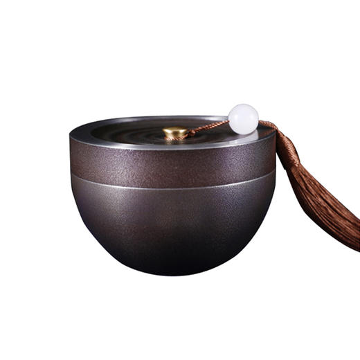 金博源静思茶叶罐100*70(H)功夫茶茶具配件 商品图0
