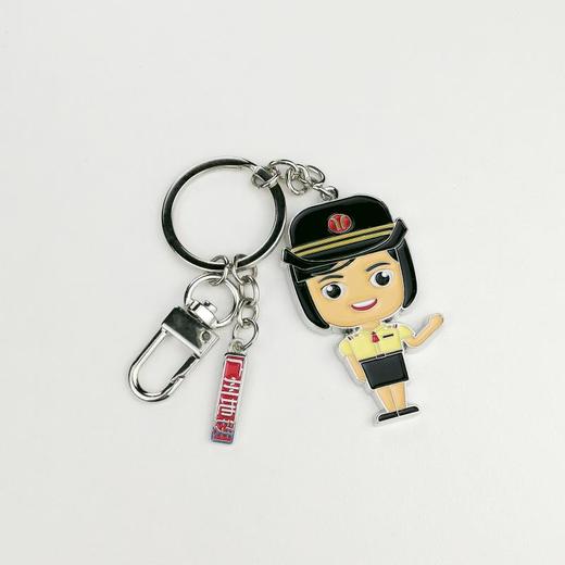 乘务员卡通金属钥匙扣（男/女） 商品图3