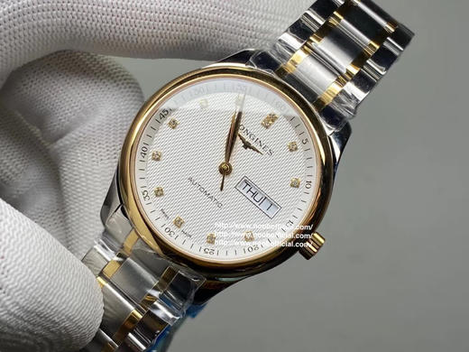 KY浪qin名匠双日历系列，🈶40毫米38.5×11mm，316L精钢， 机芯eta2836-2，所有配件与原装通用，男士腕表，自动机械机芯，精钢表带，透底。 商品图5