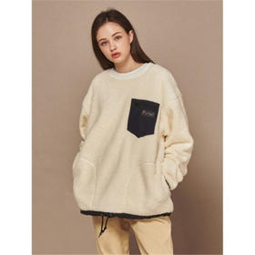 AINTCRACK BOA FUR POCKET SWEATSHIRT 卫衣 IVORYJPY带授权招加盟代理