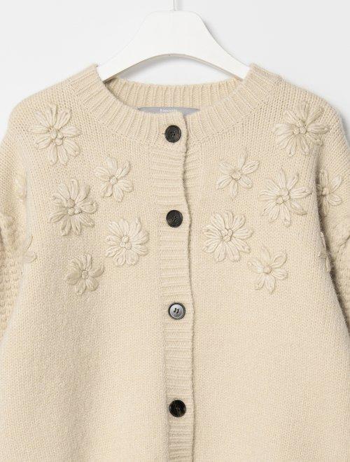 8 seconds 女款 人气再进货 20FW象牙花气球袖子开衫JPY带授权招加盟代理 商品图0