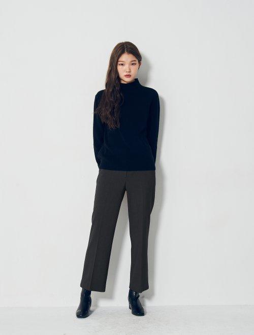 8seconds 女款黑色宽松高领套衫针织JPY带授权招加盟代理 商品图1