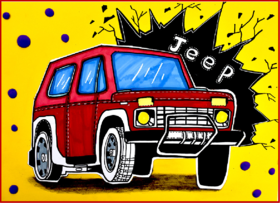 《疯狂的吉普车》汽车/赛车/交通工具【自动发货：下单后，点击手机短信中收到的链接，即可获取文件下载的链接；如有任何问题，可添加客服微信hm33268获得帮助】
