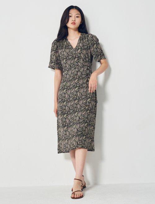 8seconds Broken flower黑色花卉吊带连衣裙女款#320771KY15JPY带授权招加盟代理 商品图1