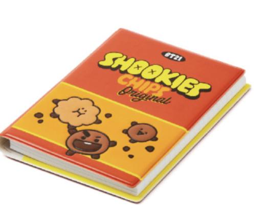 韩国 可爱Line Friends BT21 SHOOKY Sweet Cover春季笔记本JPY带授权招加盟代理 商品图2